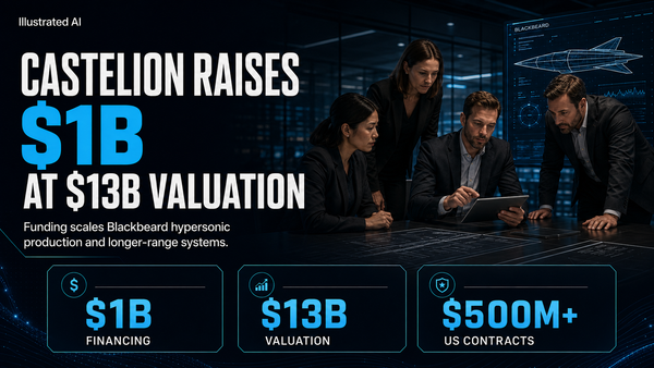 Castelion’s $1B Raise Fuels Hypersonic Defense Scale-Up